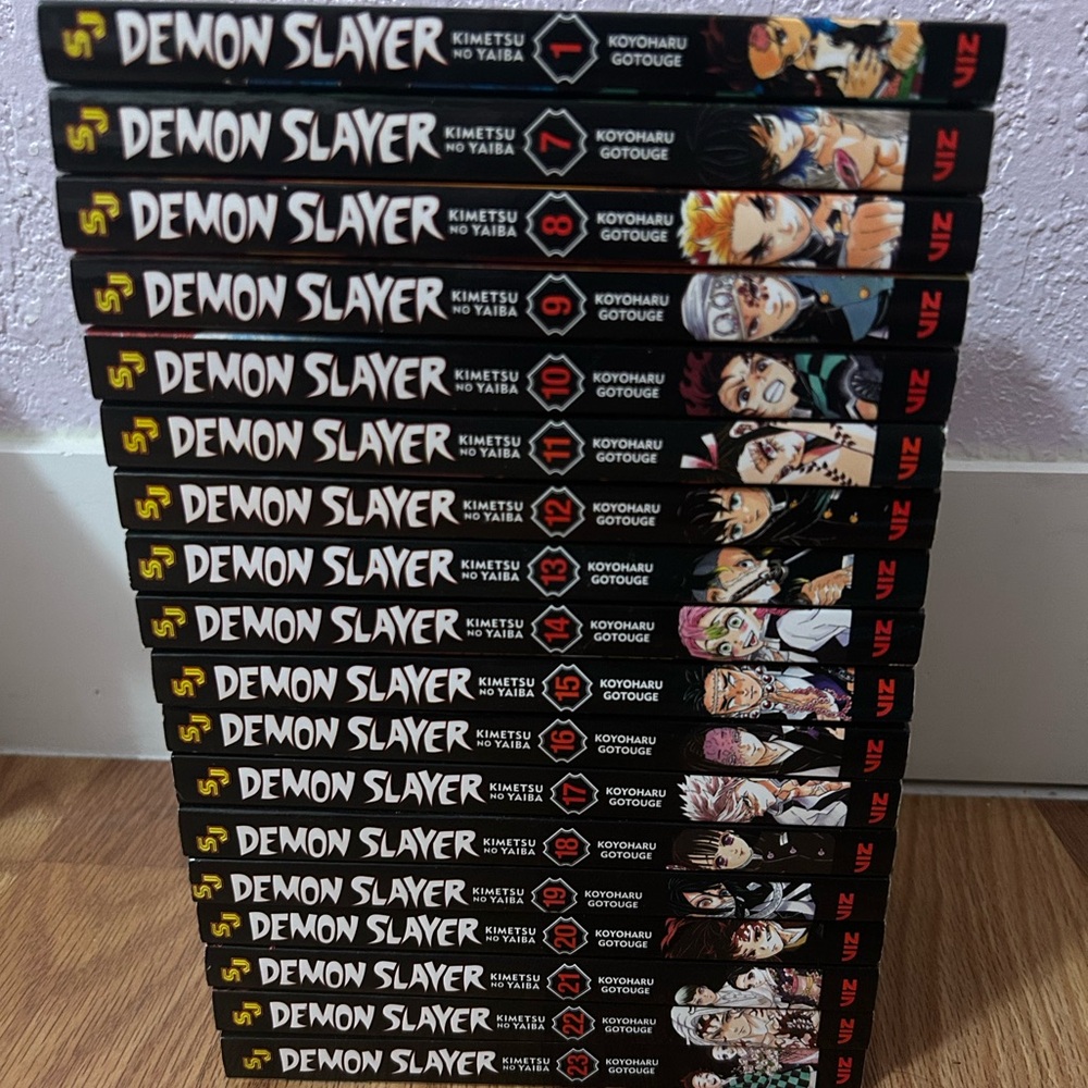 Demon Slayer Manga Volumes 7-23 + Vol.1